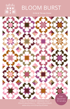 Load image into Gallery viewer, Bloomburst Quilt Pattern Printed by Quilt Cakes