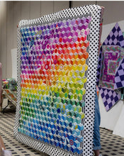 Load image into Gallery viewer, Tumbling Cosmos 3/8th Seam Acrylic Templates by Tula Pink now in stock