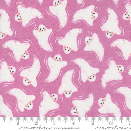 Hey Boo - Friendly Ghost  - Love Potion Pink  for Moda Fabric - 5211 15