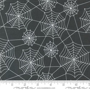 Hey Boo - Spider Webs - Midnight  for Moda Fabric - 5213 16
