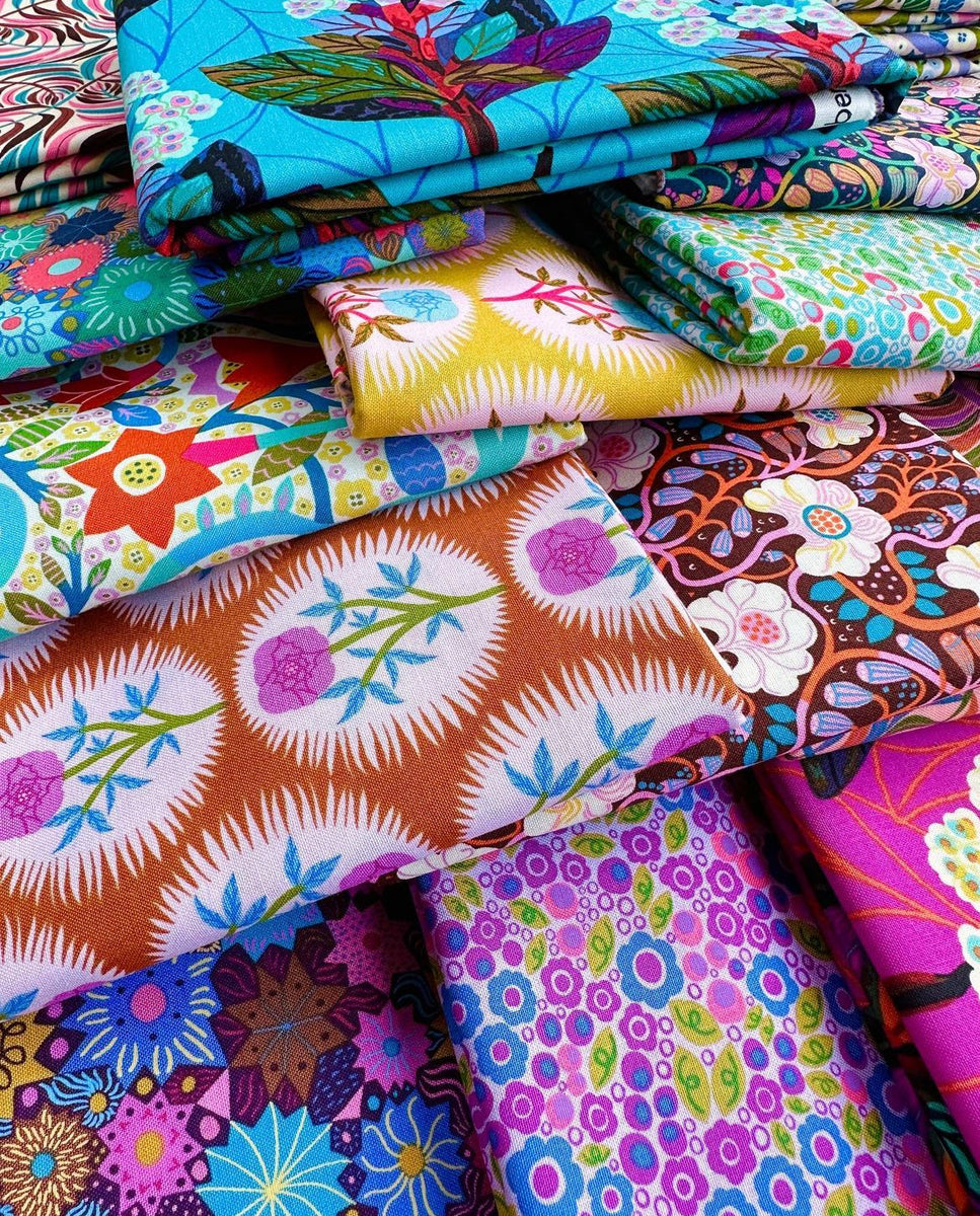Bloomology Bundles by Monika Forsberg Free Spirit Fabrics My Fabricology