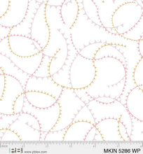 Load image into Gallery viewer, Mystical Kingdom - Dragon Tails - white/pink  - PB Textiles