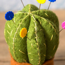 Load image into Gallery viewer, Cactus Pincushion Felt Craft Mini Kit - Corinne Lapierre Ltd