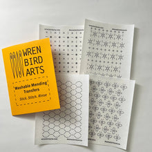 Load image into Gallery viewer, Washable Mending Patterns Gold Set #7 Wrenbird Arts