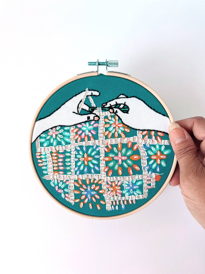 Crochet Embroidery Kit - Rikrack