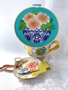 Peony Embroidery Kit - Rickrak