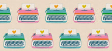 Load image into Gallery viewer, Linen/Canvas - Ruby Star Society- Typewriters -Canvas in Natural RS010815L