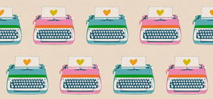 Linen/Canvas - Ruby Star Society- Typewriters -Canvas in Natural RS010815L