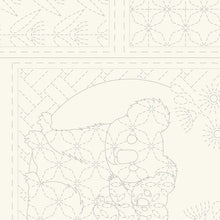 Load image into Gallery viewer, Fauna Sashiko Panel  - Cream -  DV4095