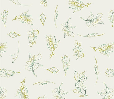 Art Gallery Fabric - Bontanica - Sprinkled Sprig - CUR8BT205