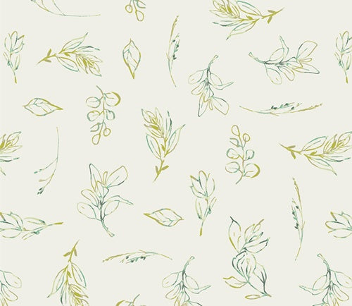 Art Gallery Fabric - Bontanica - Sprinkled Sprig - CUR8BT205