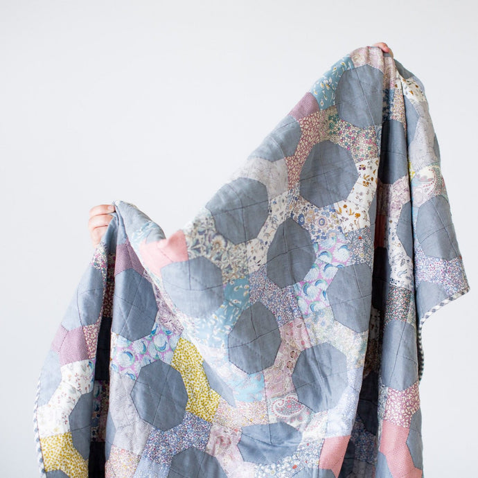 Clifton Ties Quilt Pattern with acrylic templates by Mel Storey