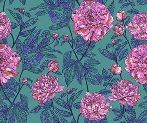 Backing Fabric 108" wide - Indelible Peony by Anna Maria Horner for Free Spirit BAMT1003-78