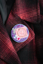 Load image into Gallery viewer, Embroidery Hoop Felt Craft Brooch Kit | Complete Craft Kit