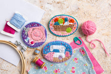 Load image into Gallery viewer, Sewing Machine Felt Craft Brooch Kit | Complete Craft Kit