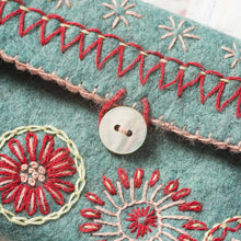 Load image into Gallery viewer, Sewing Pouch Felt Craft Mini Kit by Corrine Lapierre