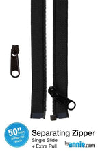 Load image into Gallery viewer, By Annie 50” Separating Zipper