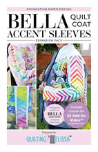 Load image into Gallery viewer, Add on Accent sleeve  Paper pattern by
Quilting Elissa