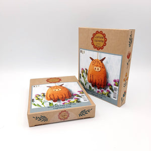 Highland Cow Felt Craft Mini Kit by Corrine Lapierre