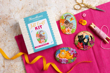 Load image into Gallery viewer, Tabby Cat Felt Craft Brooch Kit | Complete Craft Kit