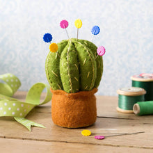 Load image into Gallery viewer, Cactus Pincushion Felt Craft Mini Kit - Corinne Lapierre Ltd