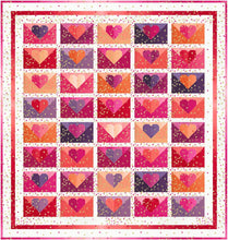 Load image into Gallery viewer, Pre-order -  I heart Ombre Metallic -Ombre Love Letters  Kit - V and Co for Moda Fabrics  - KIT10875
