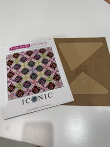 Iconic Quilt Paper Pattern by Anna Maria Textiles including Acylic Templates