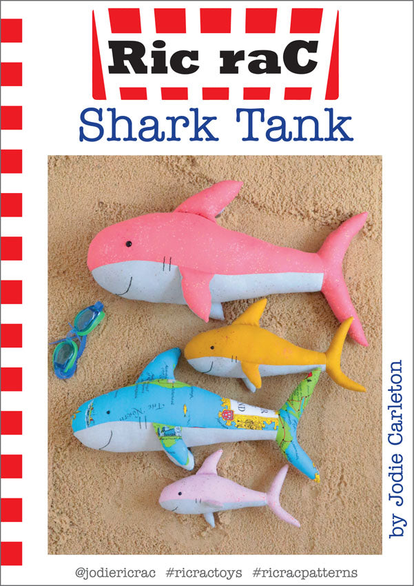 Shark Tank paper pattern by Jodie Carlton Ric Rac