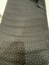 Load image into Gallery viewer, Dusk- Dashes - Black Gray for Figo Fabrics 92047-99