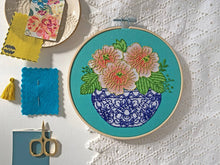 Load image into Gallery viewer, Peony Embroidery Kit - Rickrak