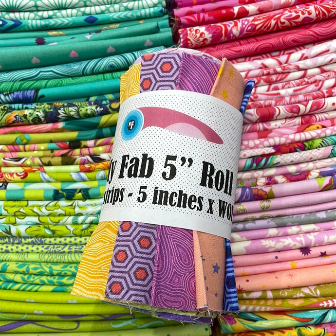 True Colors My Fab 5” Designer Roll - Tula Pink