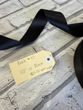 Load image into Gallery viewer, 1.5” Polyester Webbing Herringbone -  Black  #10 per metre