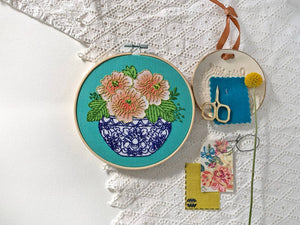 Peony Embroidery Kit - Rickrak