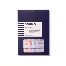 Load image into Gallery viewer, SOHMO - Sew-in Labels - Handmade drop shadow