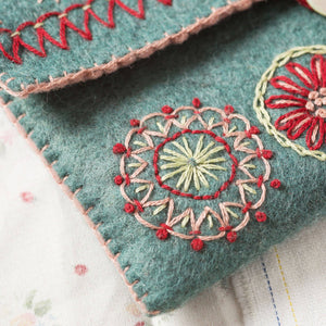 Sewing Pouch Felt Craft Mini Kit by Corrine Lapierre