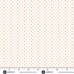 Poppy Seeds- Andover Fabrics  - Ruby - A-1526-R2