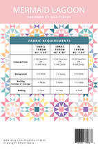 Load image into Gallery viewer, Mermaid Lagoon Quilt Pattern Printed by Quilt Cakes