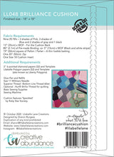 Load image into Gallery viewer, Brilliance Cushion paper pattern by Lilabelle Lane