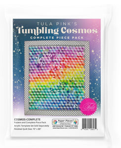 Tumbling Cosmos Pattern and Paper Pieces by Tula Pink