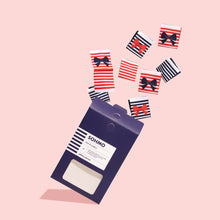 Load image into Gallery viewer, SOHMO - Sew-in Labels - Stripe Bows