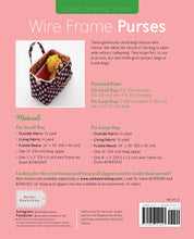 Load image into Gallery viewer, Wire Frame Purses Pattern by Zakka Workshop