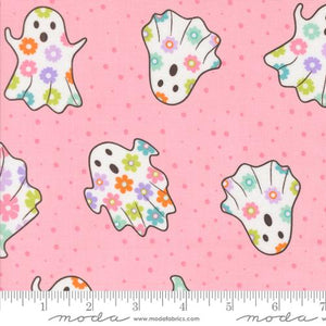 Fab Boo Lous - Dancing Ghosts  - Candy Pink by My Sister & Me for Moda Fabrics