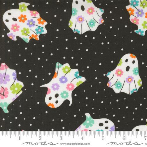 Fab Boo Lous - Dancing Ghosts  - Night by My Sister & Me for Moda Fabrics