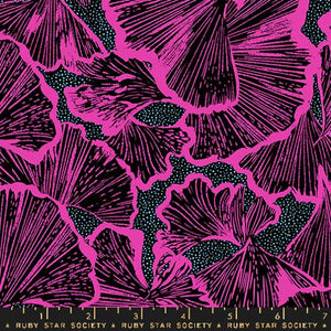 Glow Garden - Ruby Star Society - Ginko Florals - Black RS2113 17