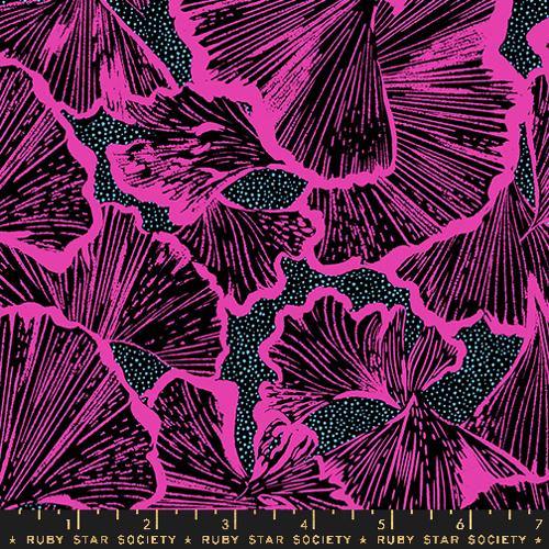 Glow Garden - Ruby Star Society - Ginko Florals - Black RS2113 17