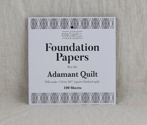 Adamant Quilt Foundation Papers by Jen Kingwell