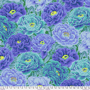 Kaffe Fassett August  2025 - Tibetan Peony - Blue - PWPJ136.blue
