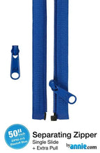 Load image into Gallery viewer, By Annie 50” Separating Zipper