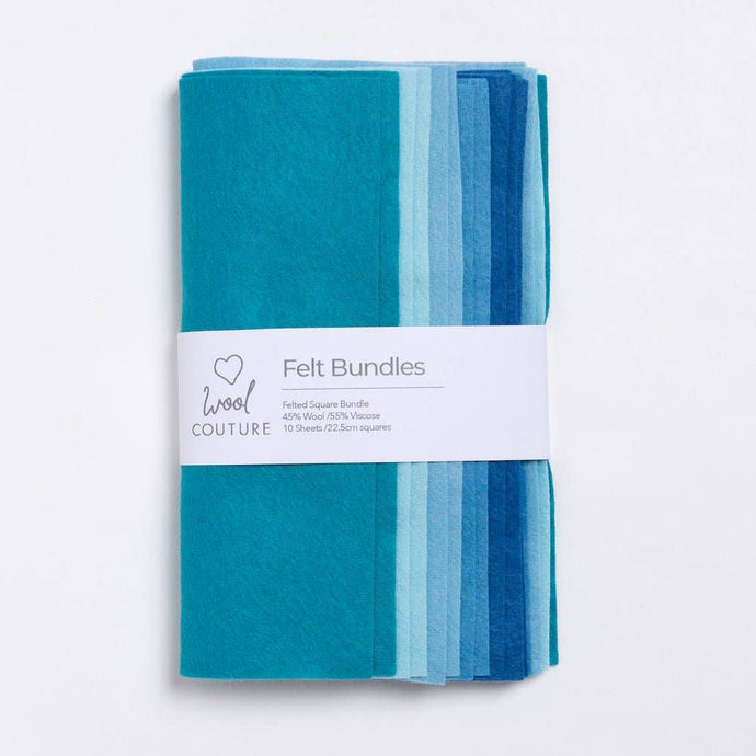 Felt Bundle Ocean by Wool Couture Company