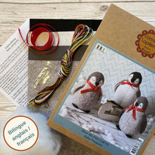 Load image into Gallery viewer, Baby Penguins Felt Craft Kit